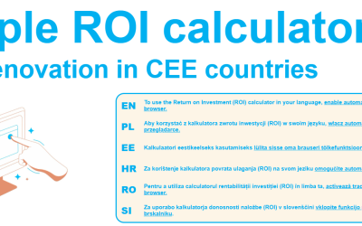 Free online tool for calculating cost return on energy renovation for citizens